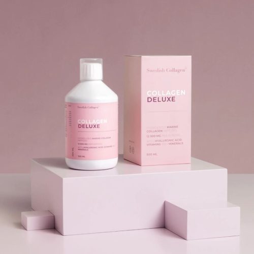 Swedish Collagen Deluxe 3 - dobozos csomag - Prémium folyékony halkollagén 3 x 500 ml
