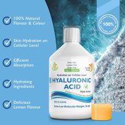   Swedish Nutra szuperkoncentrált folyékony HIALURONSAV 100 mg/adag, 500 ml