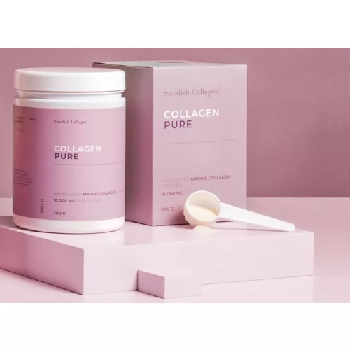 Swedish Collagen Pure  -  Hidrolizált, tiszta tengeri kollagén por,  300 g