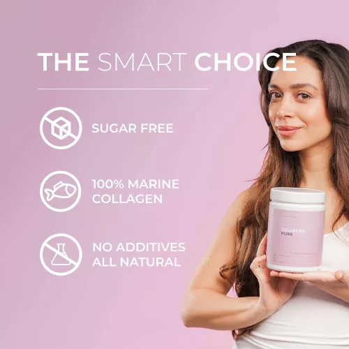 Swedish Collagen Pure  -  Hidrolizált, tiszta tengeri kollagén por,  300 g