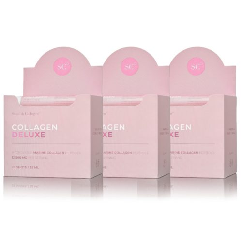 Swedish Collagen Deluxe Shots 3-dobozos csomag - 12.500 mg folyékony tengeri kollagén/napi adag