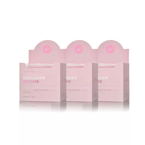 Swedish Collagen Deluxe Shots 3-dobozos csomag - 12.500 mg folyékony tengeri kollagén/napi adag