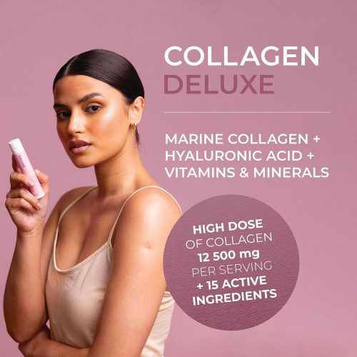 Swedish Collagen Deluxe Shots - 12.500 mg folyékony tengeri kollagén/adag, 20 ampulla/25ml