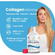   Swedish Nutra Collagen Marine Fish 10 000  -  Cukormentes folyékony kollagén halból 10.000 mg, 500 ml 