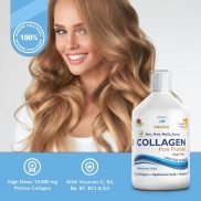   Swedish Nutra Collagen Marine Fish 10 000  -  Cukormentes folyékony kollagén halból 10.000 mg, 500 ml 