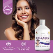   Swedish Nutra Collagen Pure Peptide 10 000 -  Cukormentes folyékony kollagén szarvasmarhából 10.000 mg, 500 ml