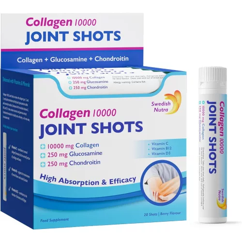 Swedish Nutra Joint Shots Collagen 2 dobozos csomag - Ízületi folyékony kollagén komplex ivóampulla