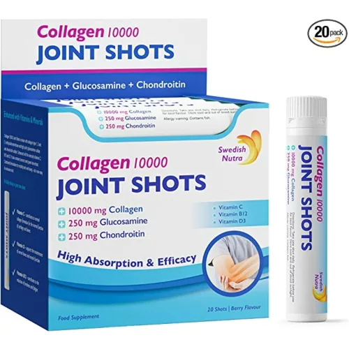 Swedish Nutra Joint Shots Collagen 3 dobozos csomag - Ízületi folyékony kollagén komplex ivóampulla