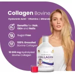 Swedish Nutra Collagen Pure Peptide 10 000 - Folyékony kollagén szarvasmarhából 10.000 mg - 3 db-os csomag, 3x500 ml, cukormentes